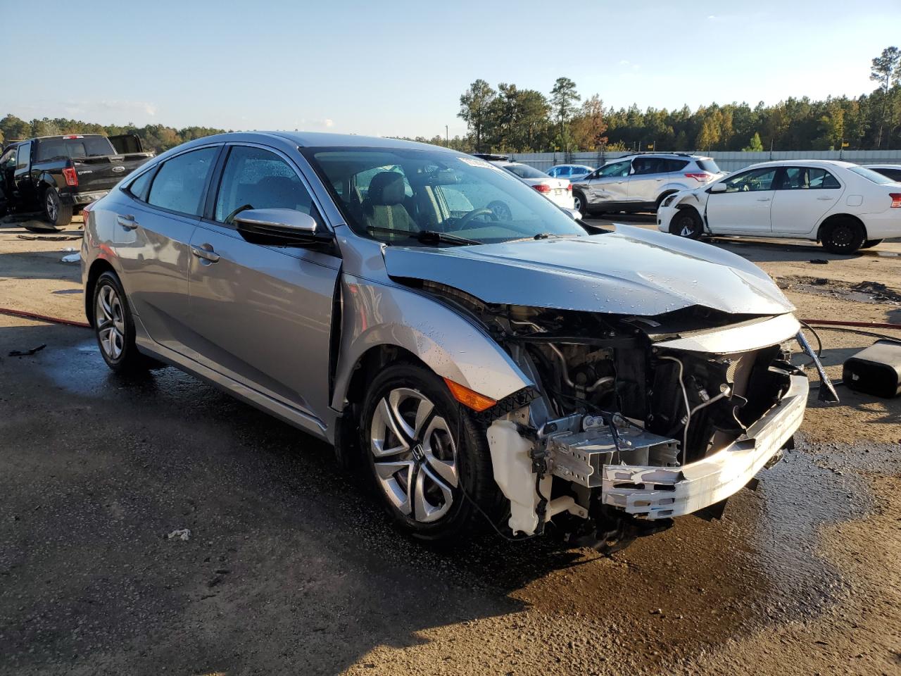 2016 Honda Civic VIN 19XFC2F51GE240725 Copart auction photo, front end damage thumbnail 4