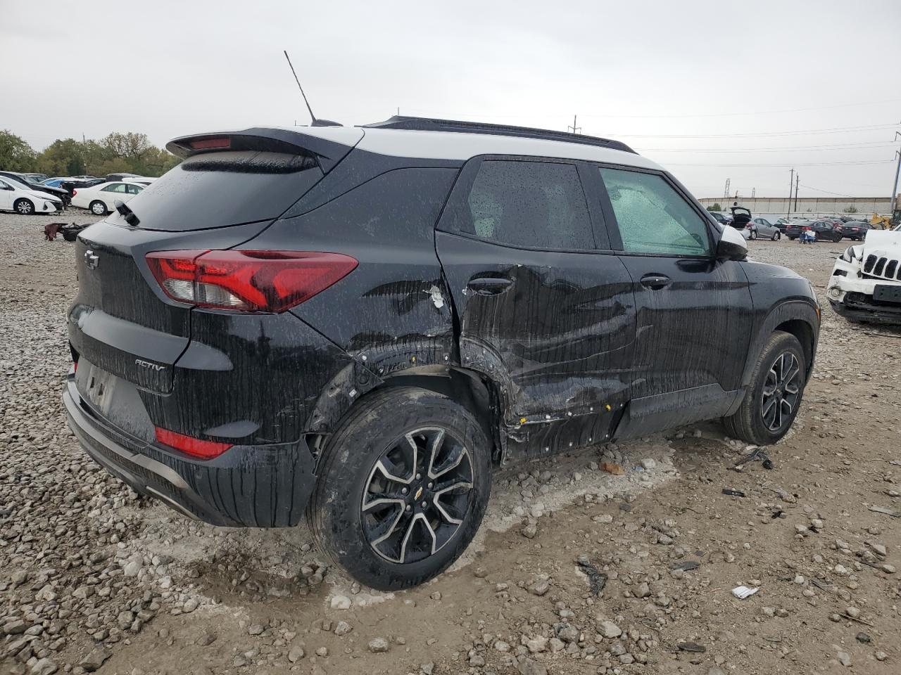 2021 Chevrolet TrailBlazer VIN KL79MSSL0MB128177 Copart auction photo, side / rear end damage thumbnail 3