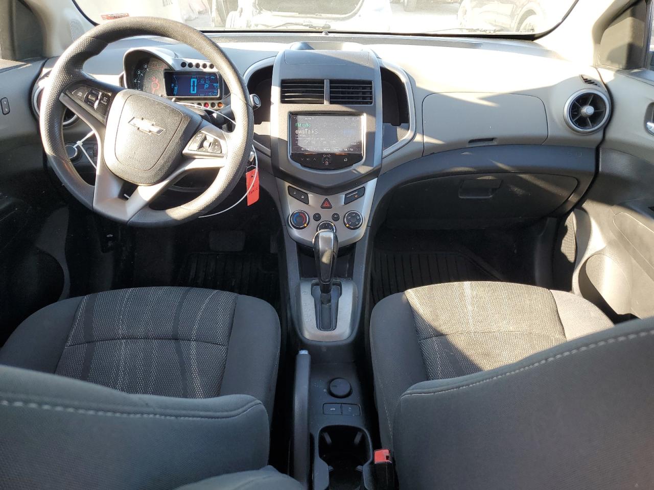 2016 Chevrolet Sonic VIN 1G1JC5SH2G4117361 Copart auction photo, front end / side damage thumbnail 8