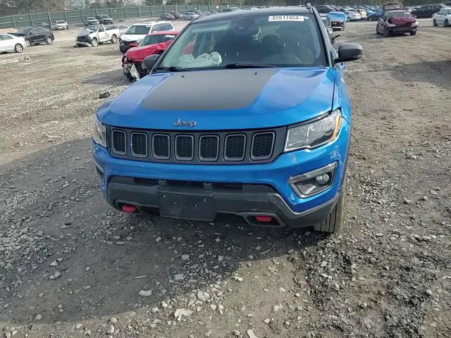 2021 Jeep Compass VIN 3C4NJDDB4MT549182 Copart auction photo, front end damage thumbnail 11