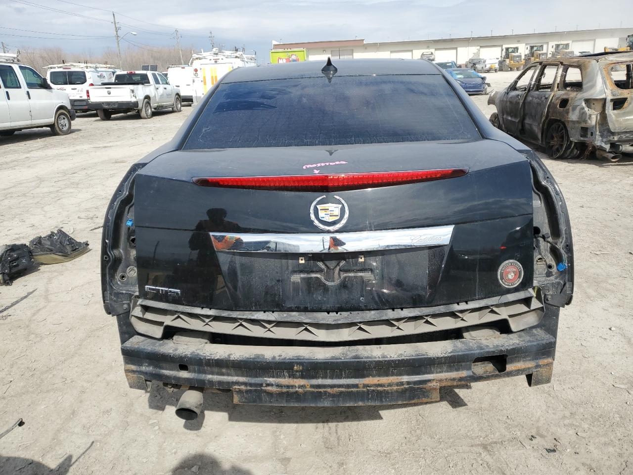2011 Cadillac CTS VIN 1G6DE5EY3B0124980 Copart auction photo, front end / minor dent/scratches damage thumbnail 6