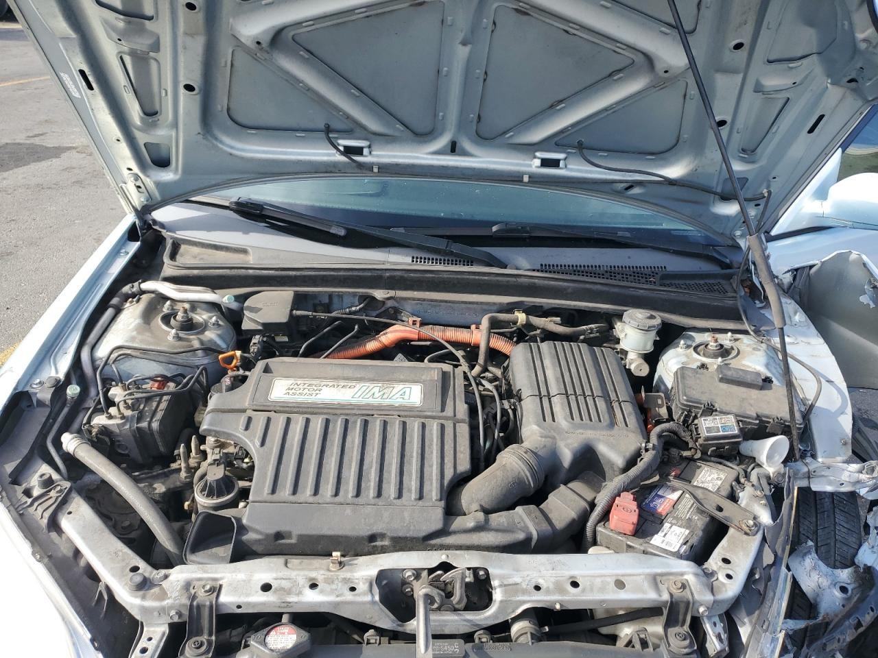 2005 Honda Civic VIN JHMES96675S009966 Copart auction photo, front end damage thumbnail 11