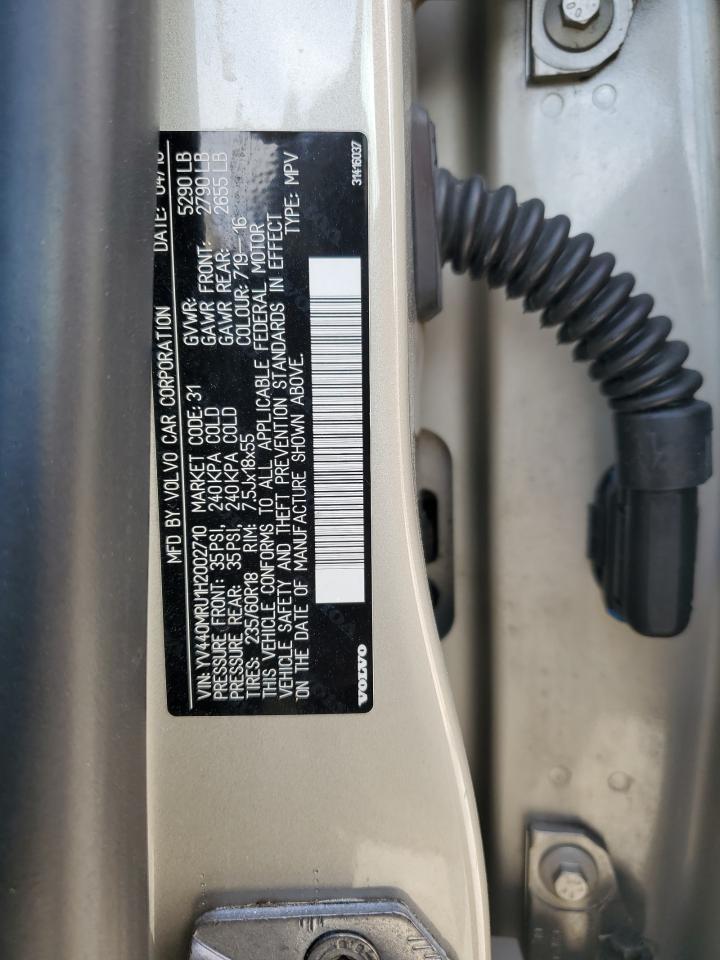 2017 Volvo XC60 VIN YV440MRU1H2002710 Copart auction photo, water/flood / hail damage thumbnail 15