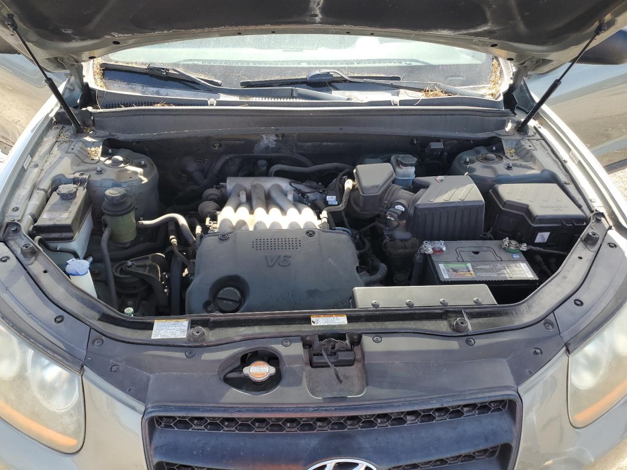 2009 Hyundai Santa Fe VIN 5NMSG13D69H315388 Copart auction photo, side / undercarriage damage thumbnail 11