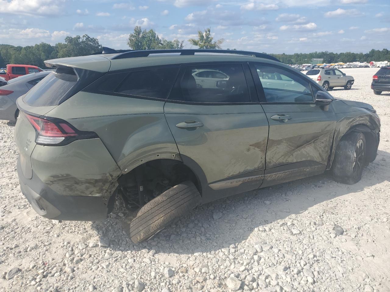 2023 KIA Sportage VIN 5XYK6CAF4PG039254 Copart auction photo, all over damage thumbnail 3