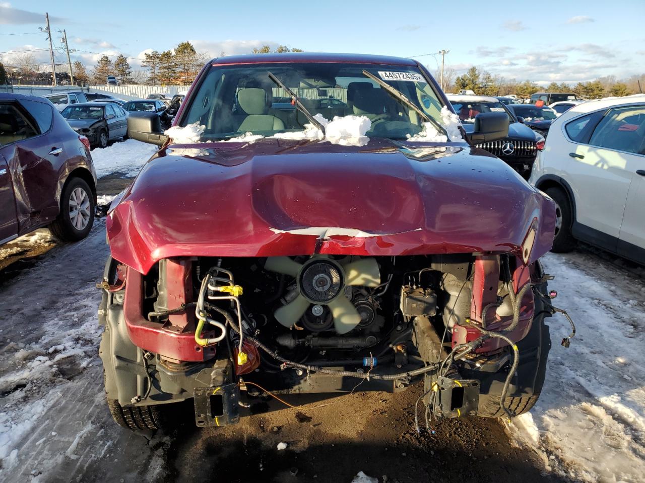 2019 RAM 1500 VIN 1C6RR7FTXKS517263 Copart auction photo, front end damage thumbnail 5