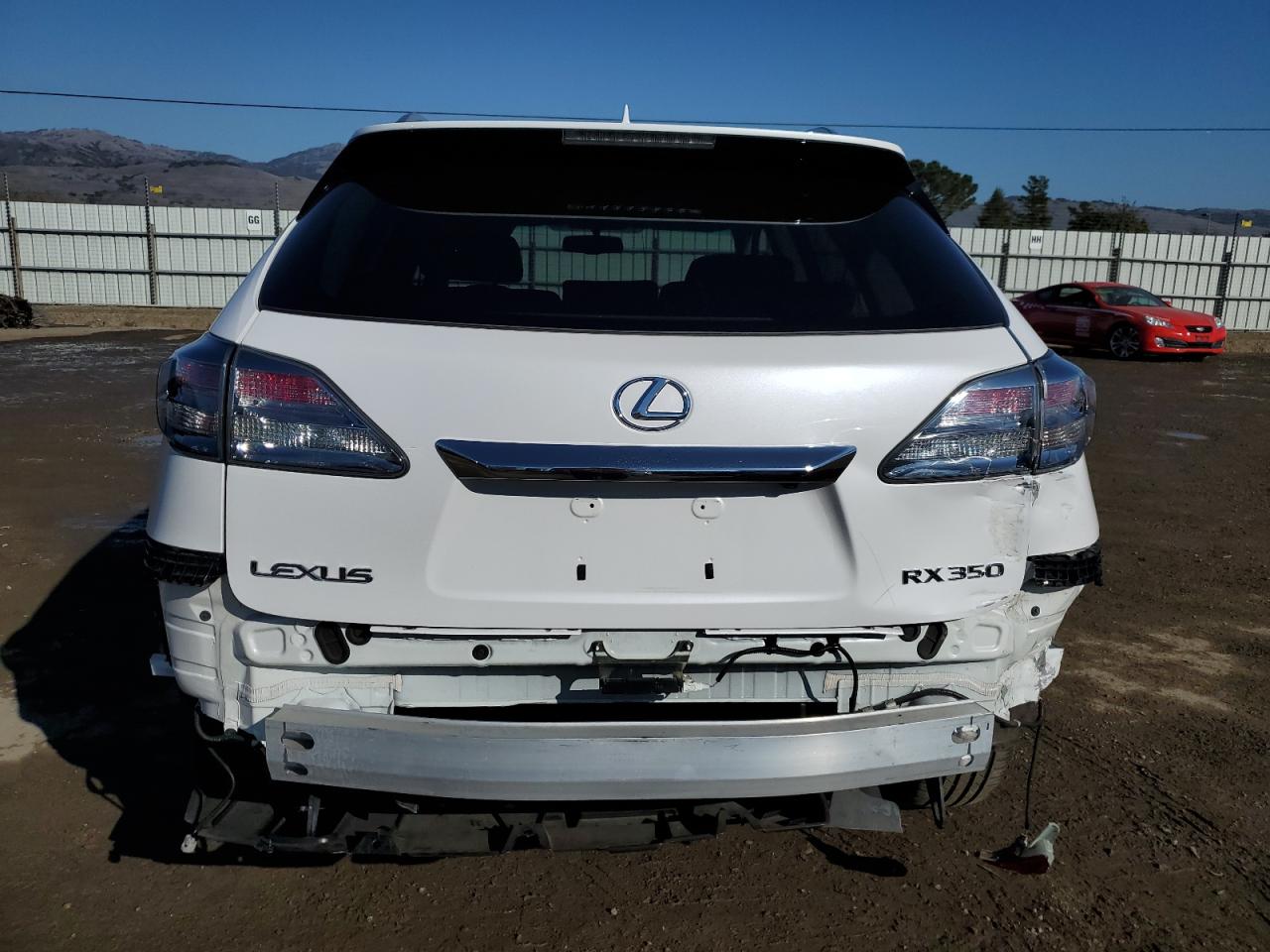 2010 Lexus RX VIN 2T2BK1BA0AC022243 Copart auction photo, front end / rear end damage thumbnail 6