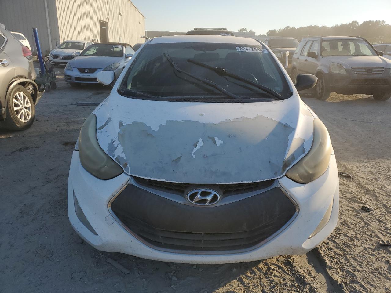 2014 Hyundai Elantra VIN KMHDH6AH8EU026519 Copart auction photo, mechanical damage thumbnail 5