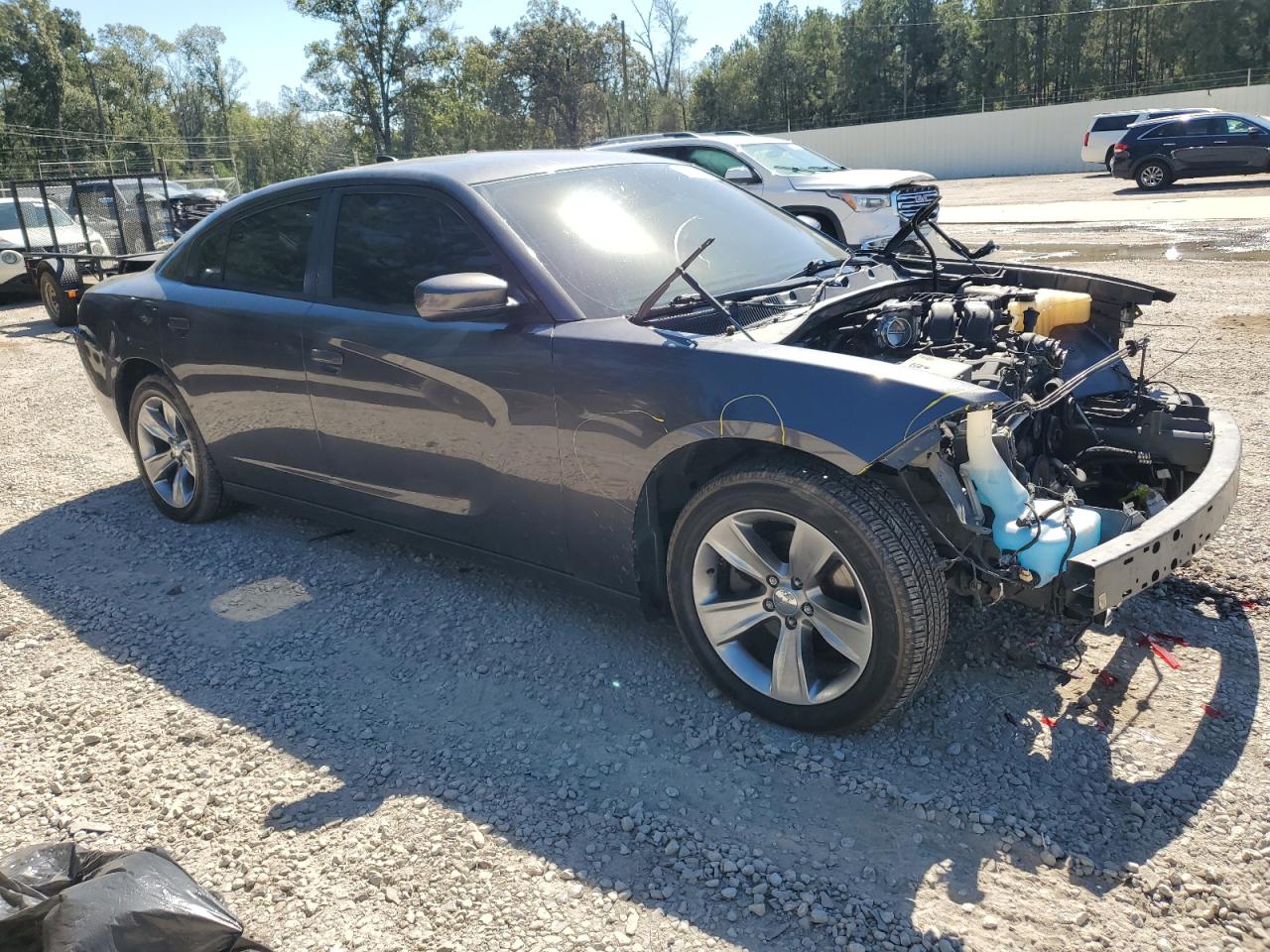 2016 Dodge Charger VIN 2C3CDXHG8GH222646 Copart auction photo, front end / rear end damage thumbnail 4