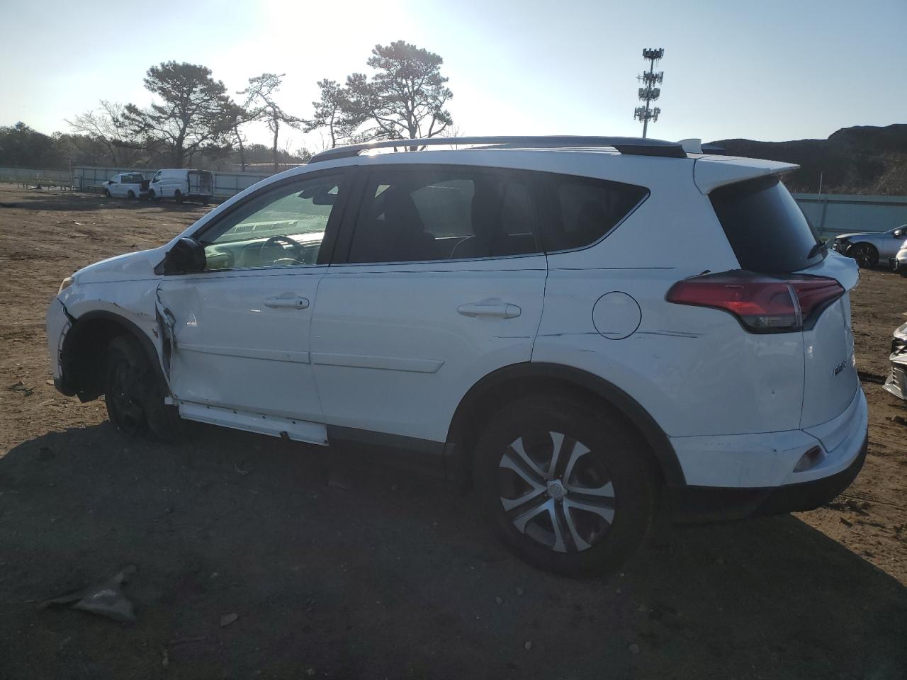 2017 Toyota RAV 4 VIN 2T3BFREV1HW624588 Copart auction photo, front end / side damage thumbnail 2