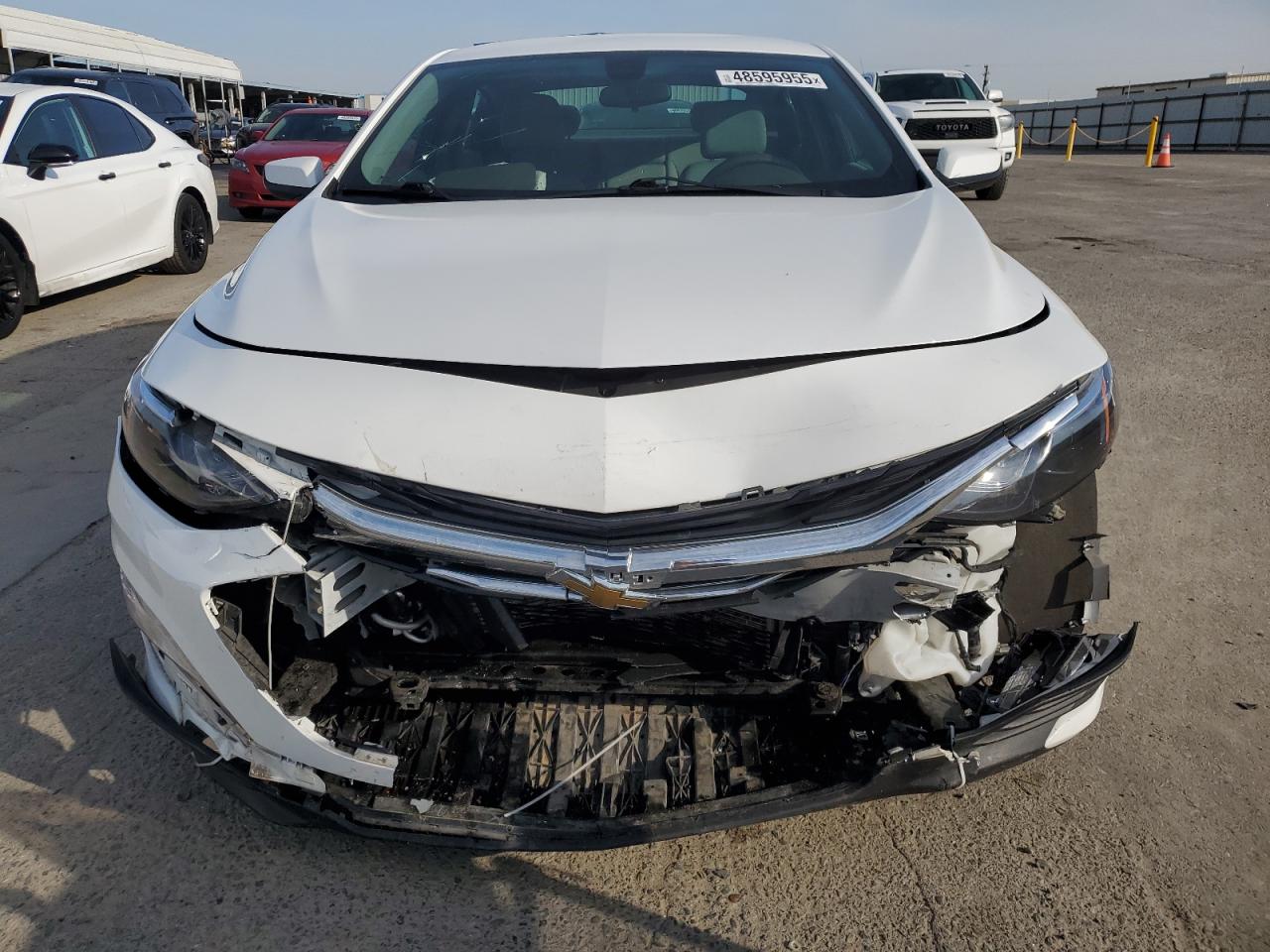 2022 Chevrolet Malibu VIN 1G1ZD5ST6NF142835 Copart auction photo, front end damage thumbnail 5