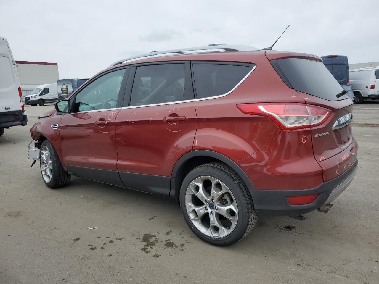 2015 Ford Escape VIN 1FMCU9J97FUB07689 Copart auction photo, front end damage thumbnail 2
