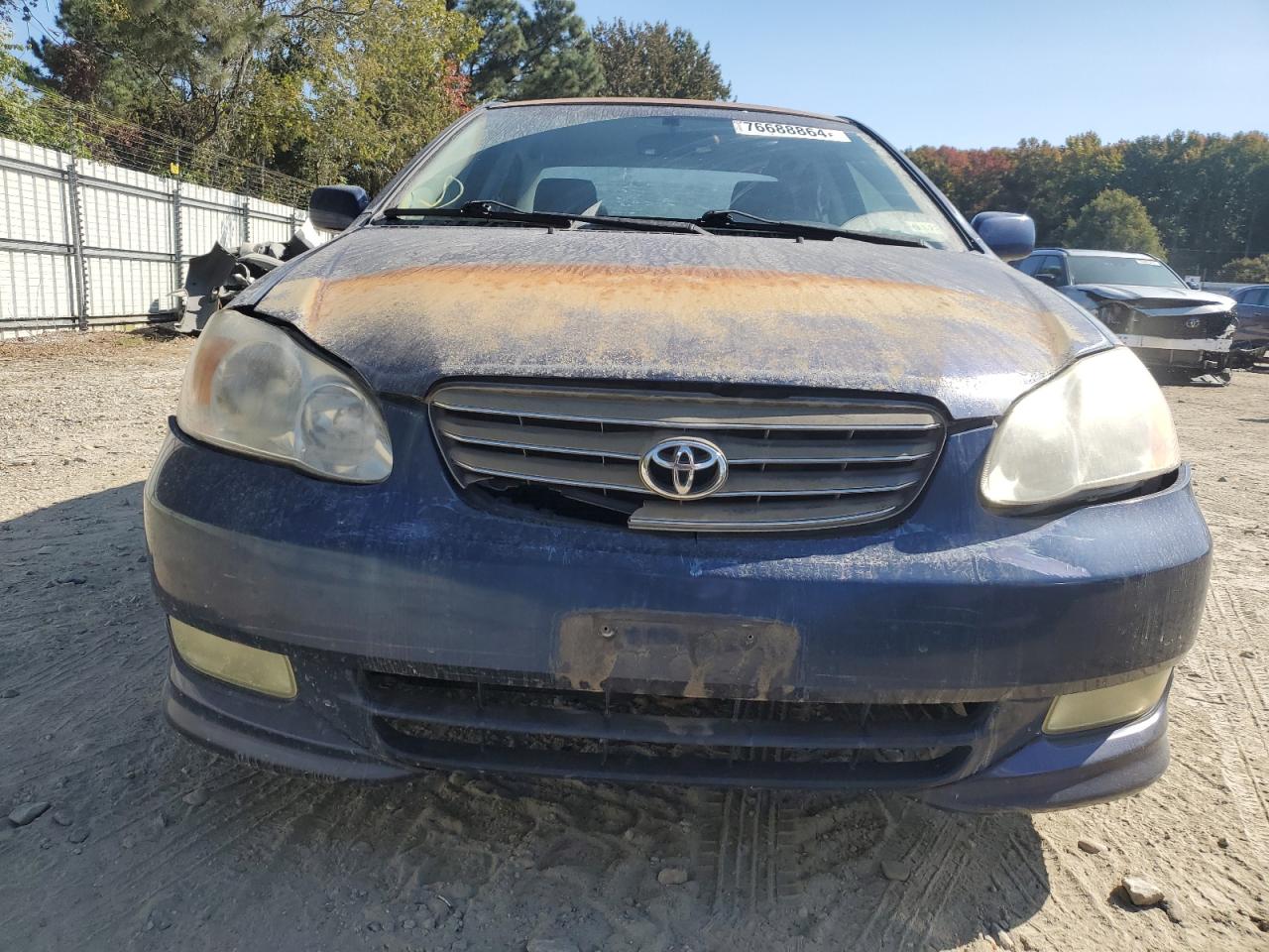 2004 Toyota Corolla VIN 2T1BR32E24C241725 Copart auction photo, front end / minor dent/scratches damage thumbnail 5