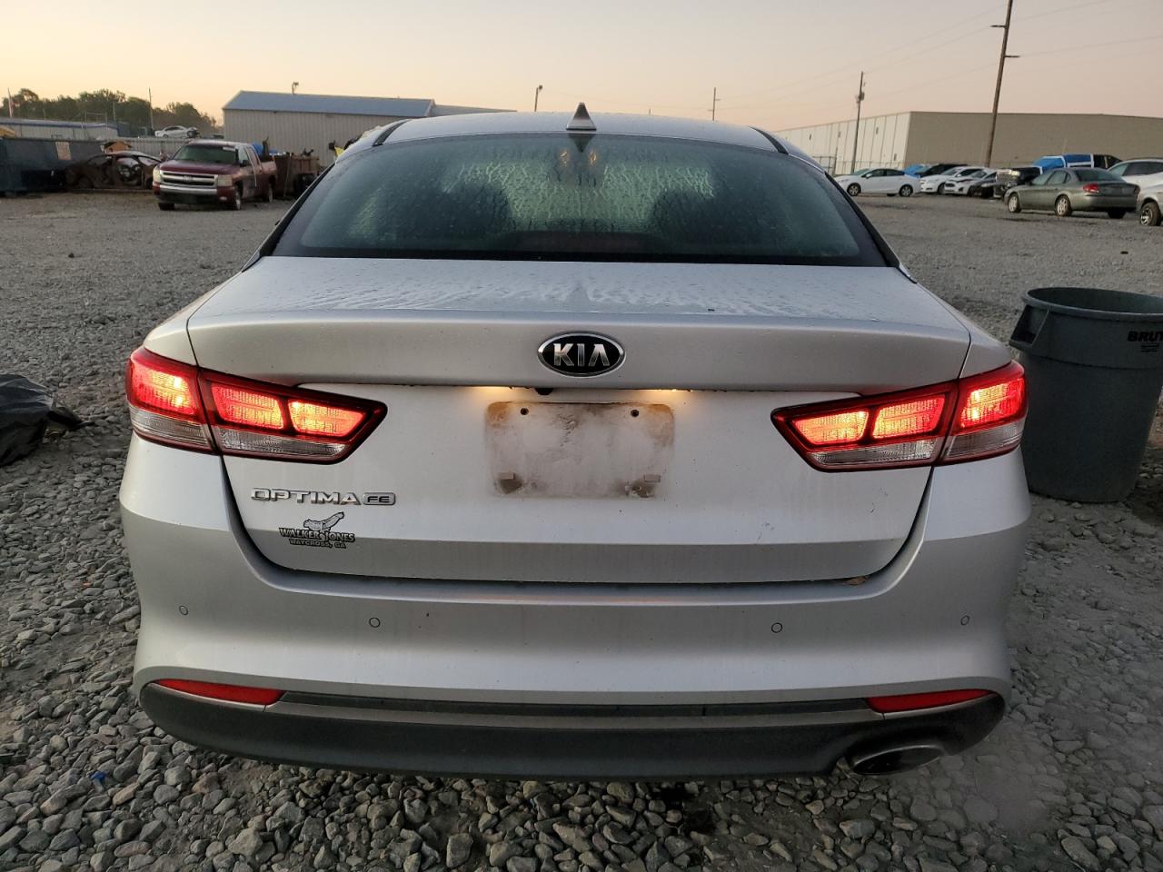 2018 KIA Optima VIN 5XXGT4L37JG234459 Copart auction photo, side / front end damage thumbnail 6