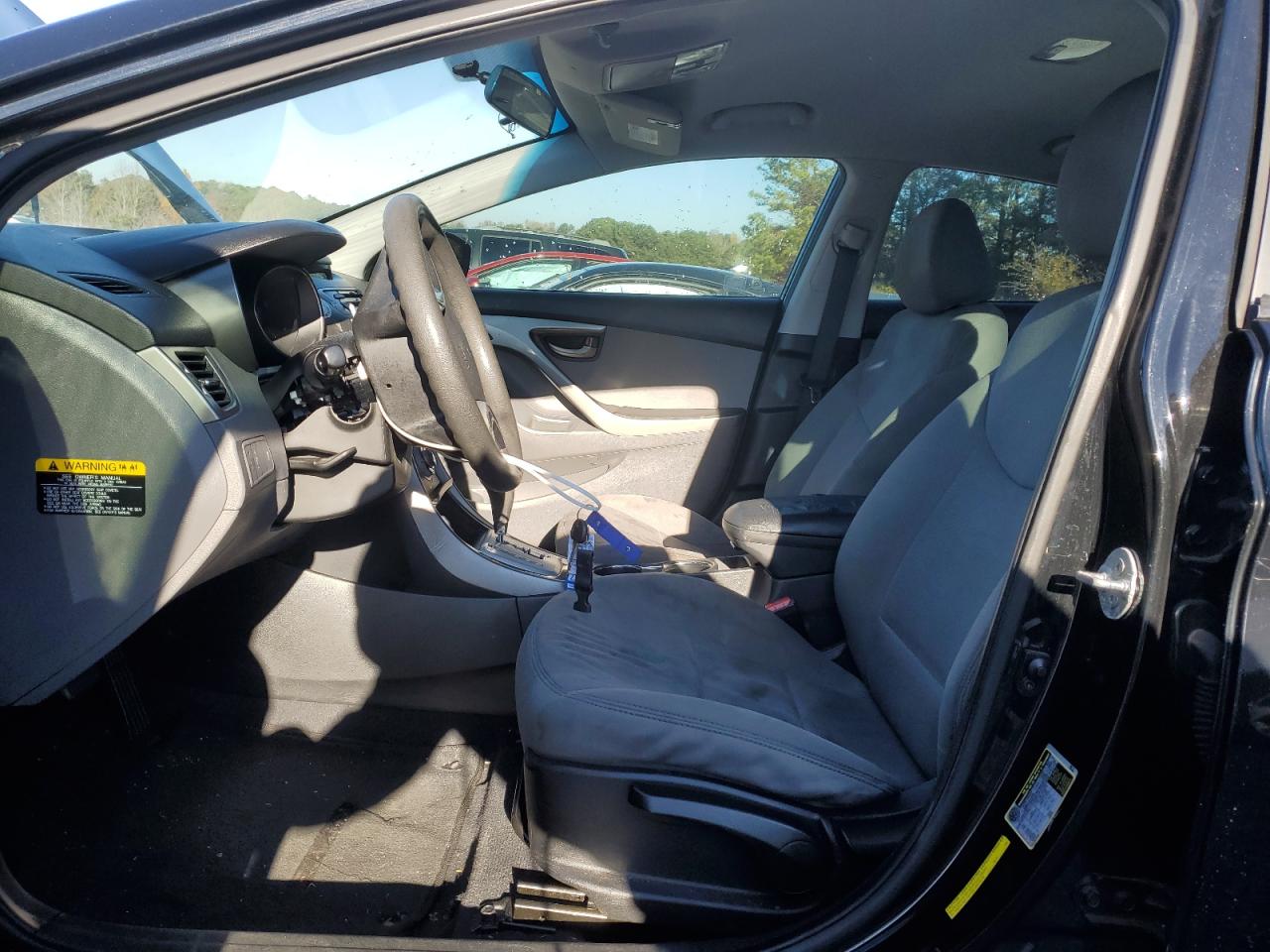 2012 Hyundai Elantra VIN 5NPDH4AE1CH122188 Copart auction photo, front end / mechanical damage thumbnail 7