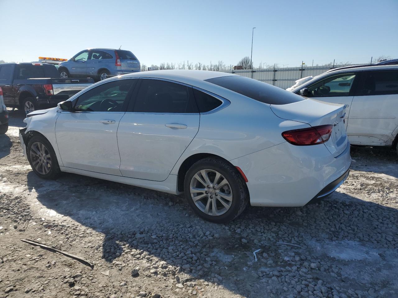 2016 Chrysler 200 VIN 1C3CCCAB7GN166409 Copart auction photo, front end / side damage thumbnail 2