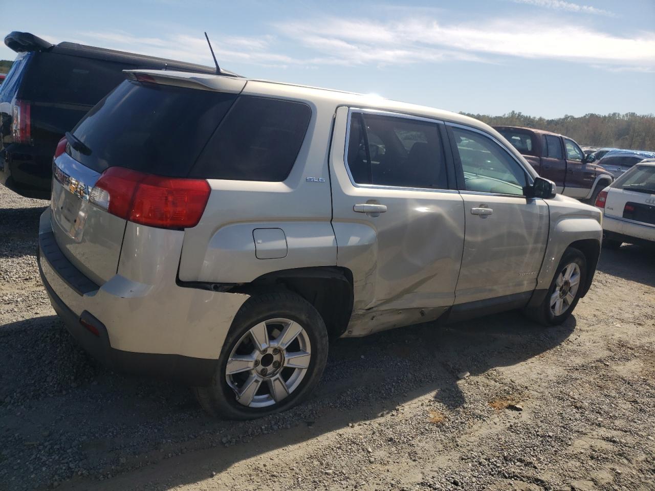2013 GMC Terrain VIN 2GKALMEK0D6291520 Copart auction photo, side / undercarriage damage thumbnail 3