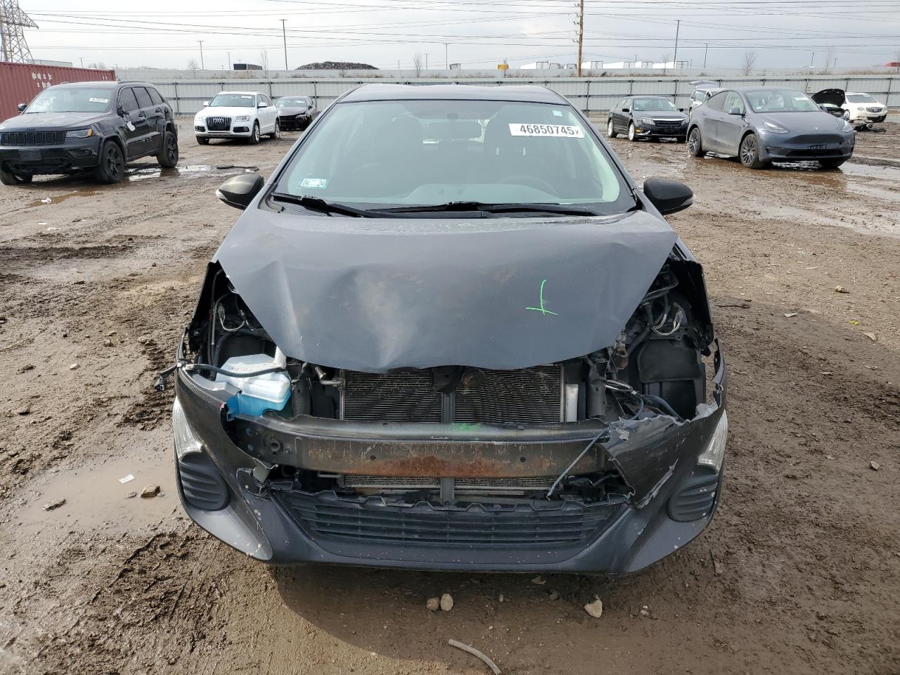 2016 Toyota Prius VIN JTDKDTB34G1117588 Copart auction photo, front end / side damage thumbnail 5