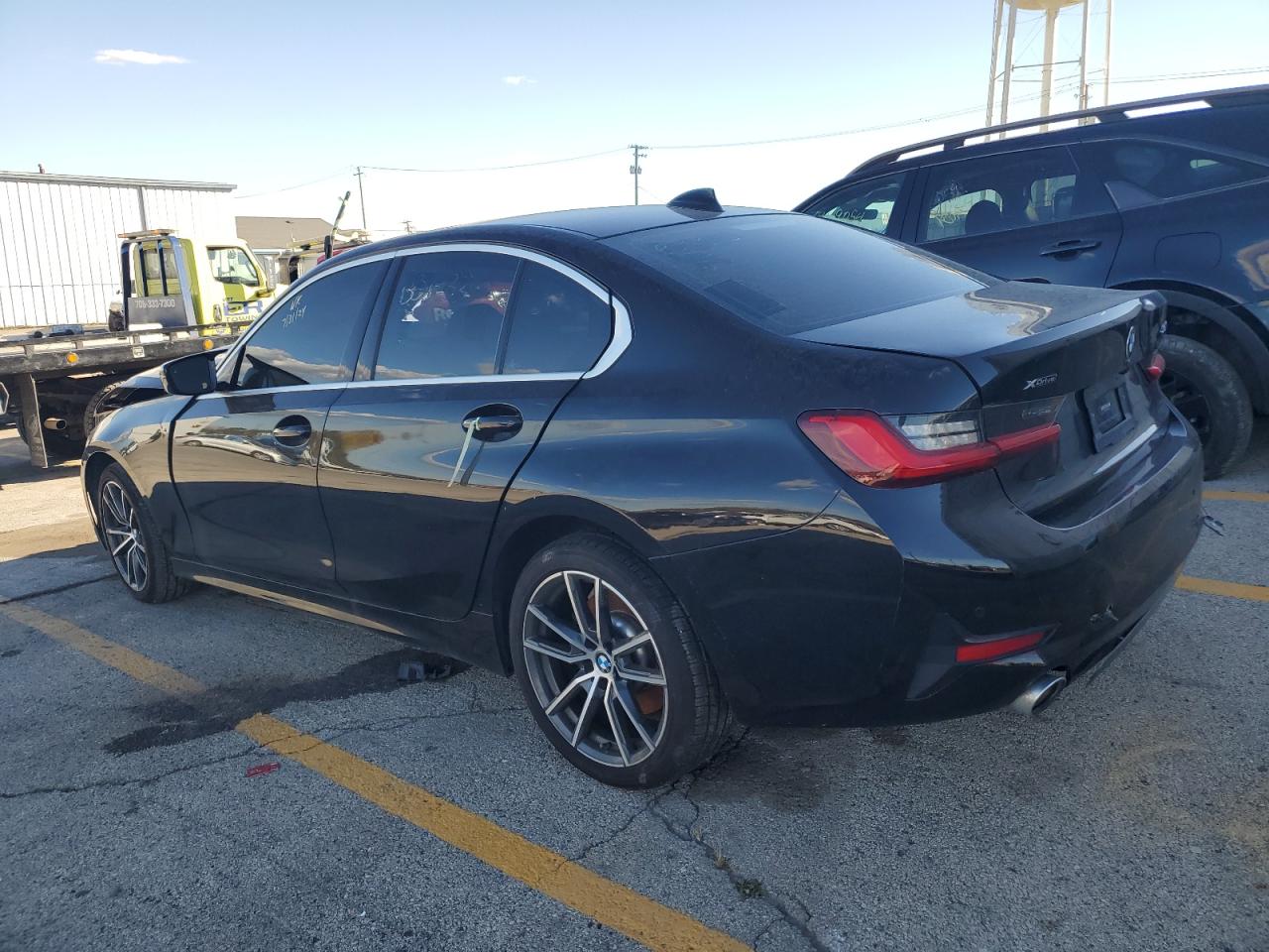 2020 BMW 3er VIN 3MW5R7J05L8B08933 Copart auction photo, front end damage thumbnail 2