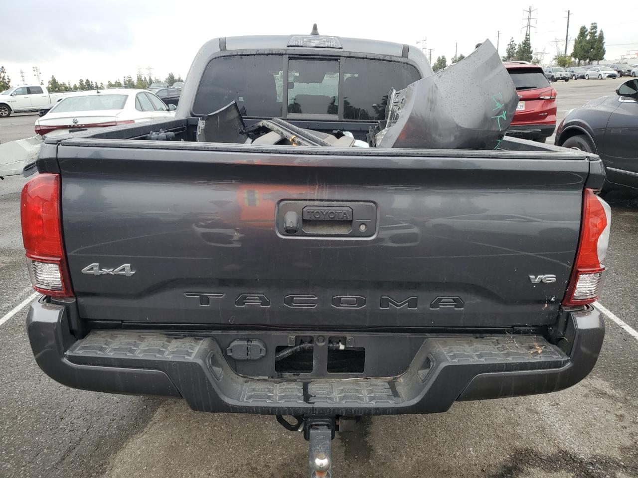 2021 Toyota Tacoma VIN 3TMCZ5AN7MM403986 Copart auction photo, front end / undercarriage damage thumbnail 6