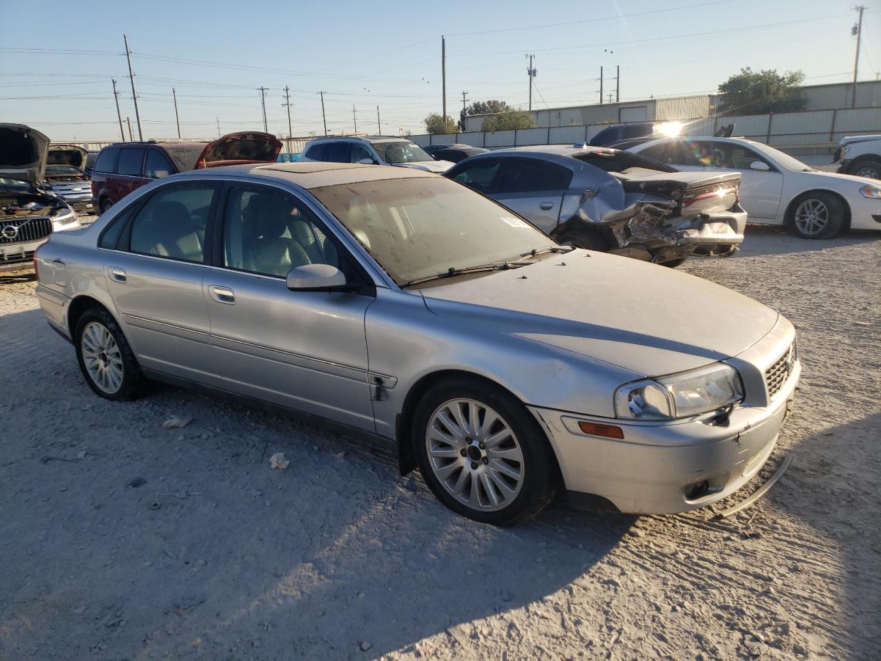 2006 Volvo S80 VIN YV1TS592261429307 Copart auction photo, side damage thumbnail 4
