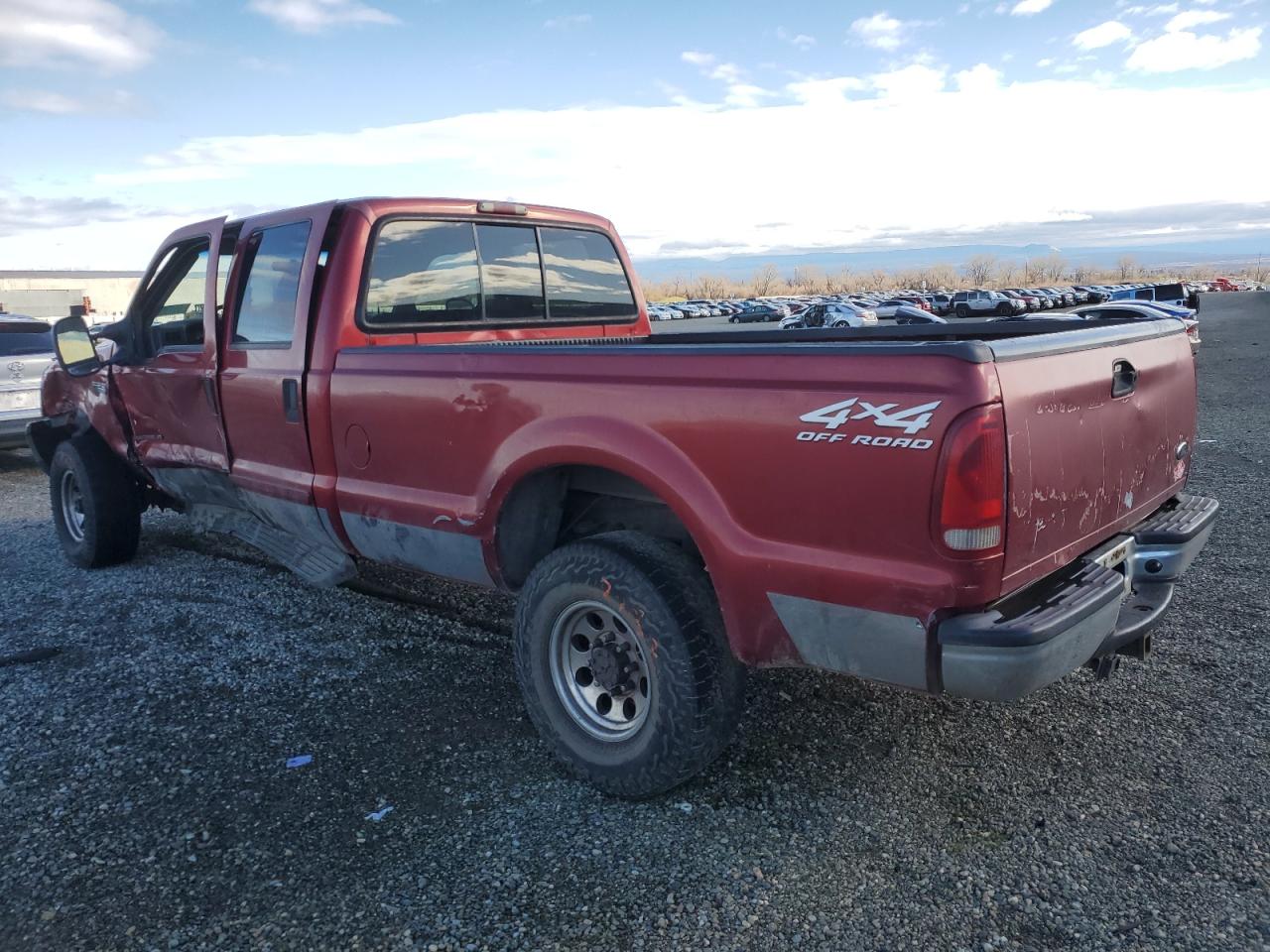 2002 Ford F250 VIN 1FTNW21F62EA03719 Copart auction photo, front end / side damage thumbnail 2