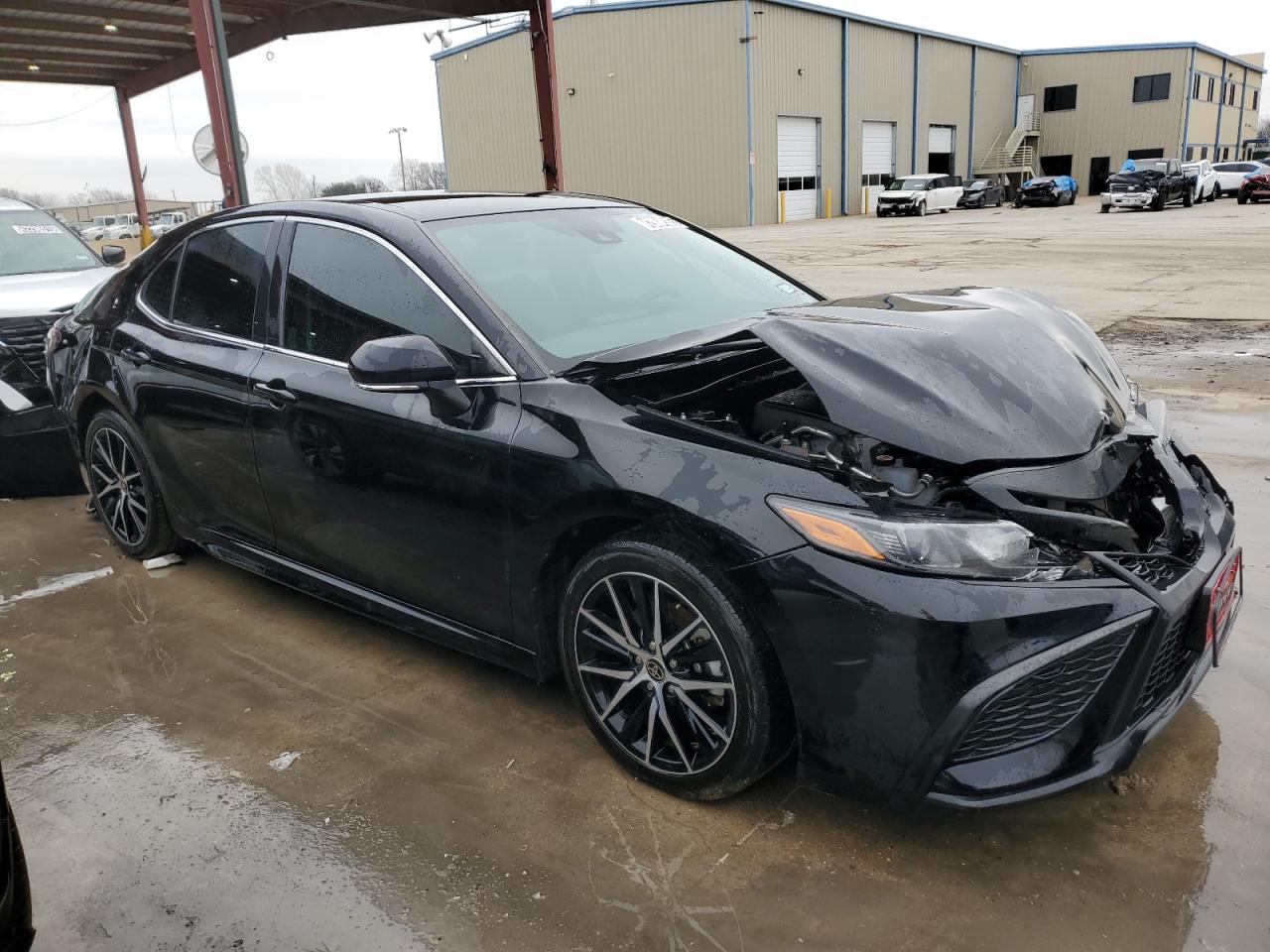 2022 Toyota Camry VIN 4T1G31AK9NU579254 Copart auction photo, front end / rear end damage thumbnail 4