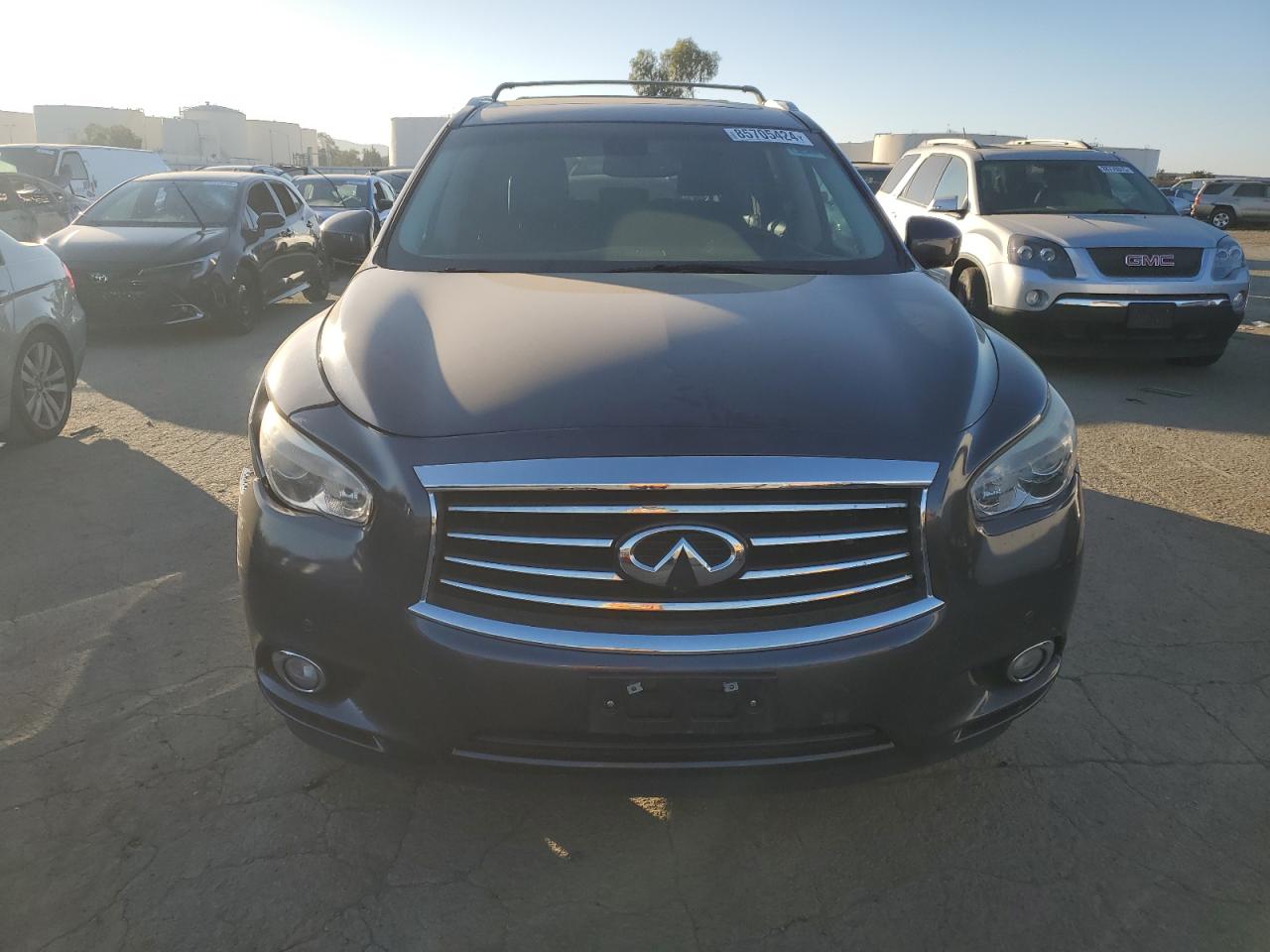 2013 Infiniti JX VIN 5N1AL0MM8DC351991 Copart auction photo, front end damage thumbnail 5