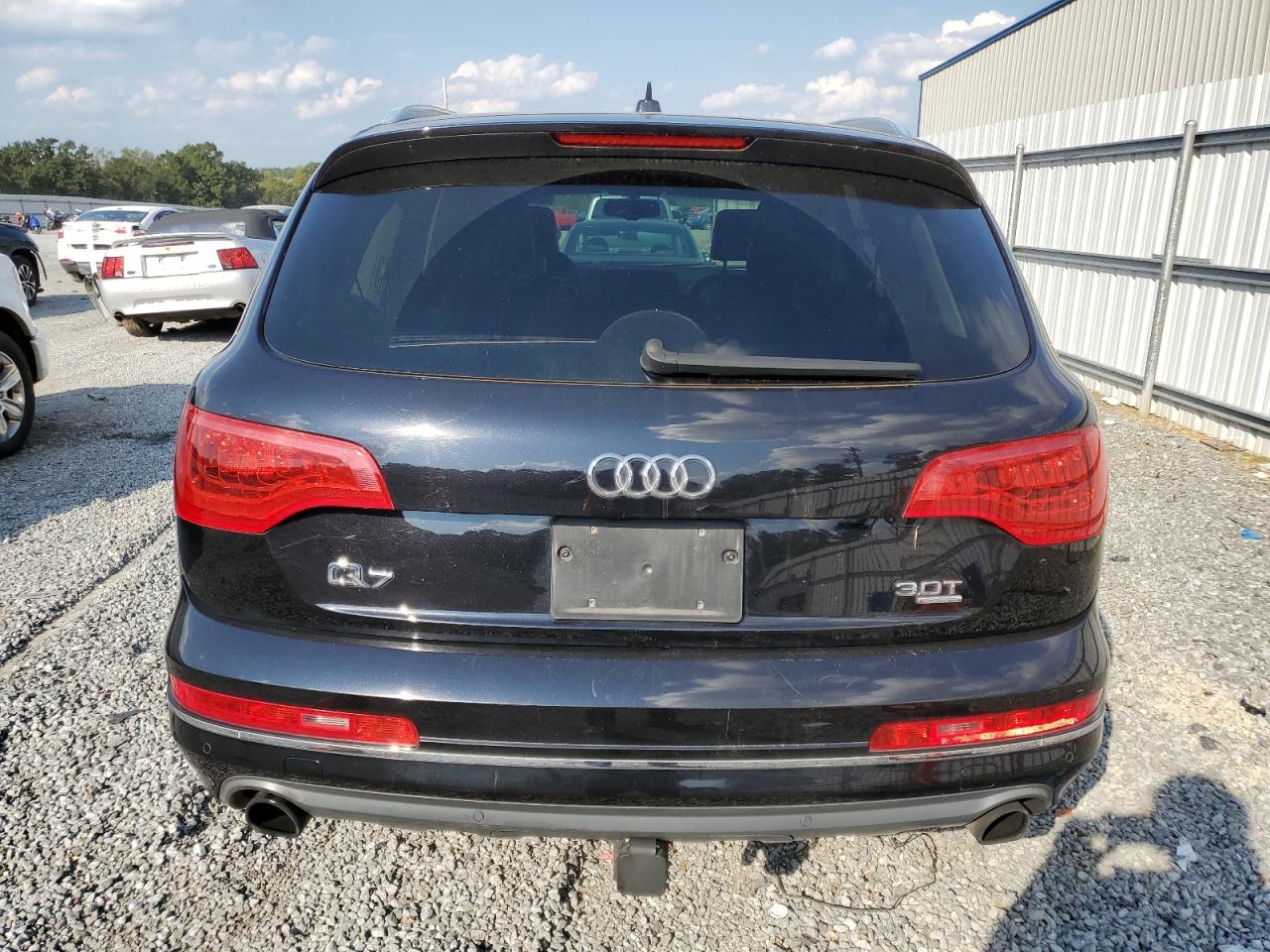 2014 Audi Q7 VIN WA1LGAFE1ED021080 Copart auction photo, front end / rear end damage thumbnail 6