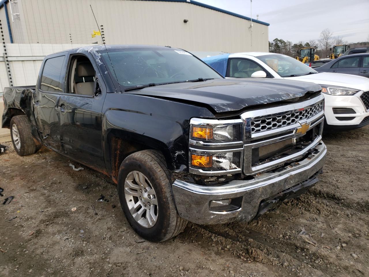 2014 Chevrolet Silverado VIN 3GCUKREC6EG348133 Copart auction photo, all over damage thumbnail 4