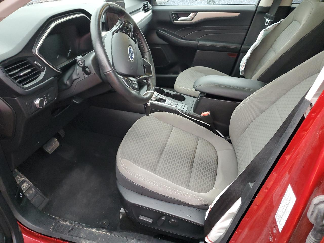 2021 Ford Escape VIN 1FMCU9G6XMUA22789 Copart auction photo, side / front end damage thumbnail 7