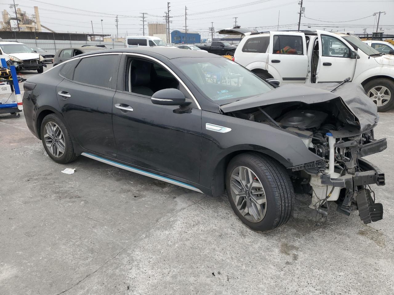 2020 KIA Optima VIN KNAGU4LE0L5041685 Copart auction photo, front end damage thumbnail 4