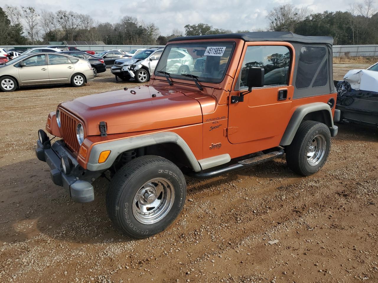 2001 Jeep Wrangler VIN 1J4FA49S91P342780