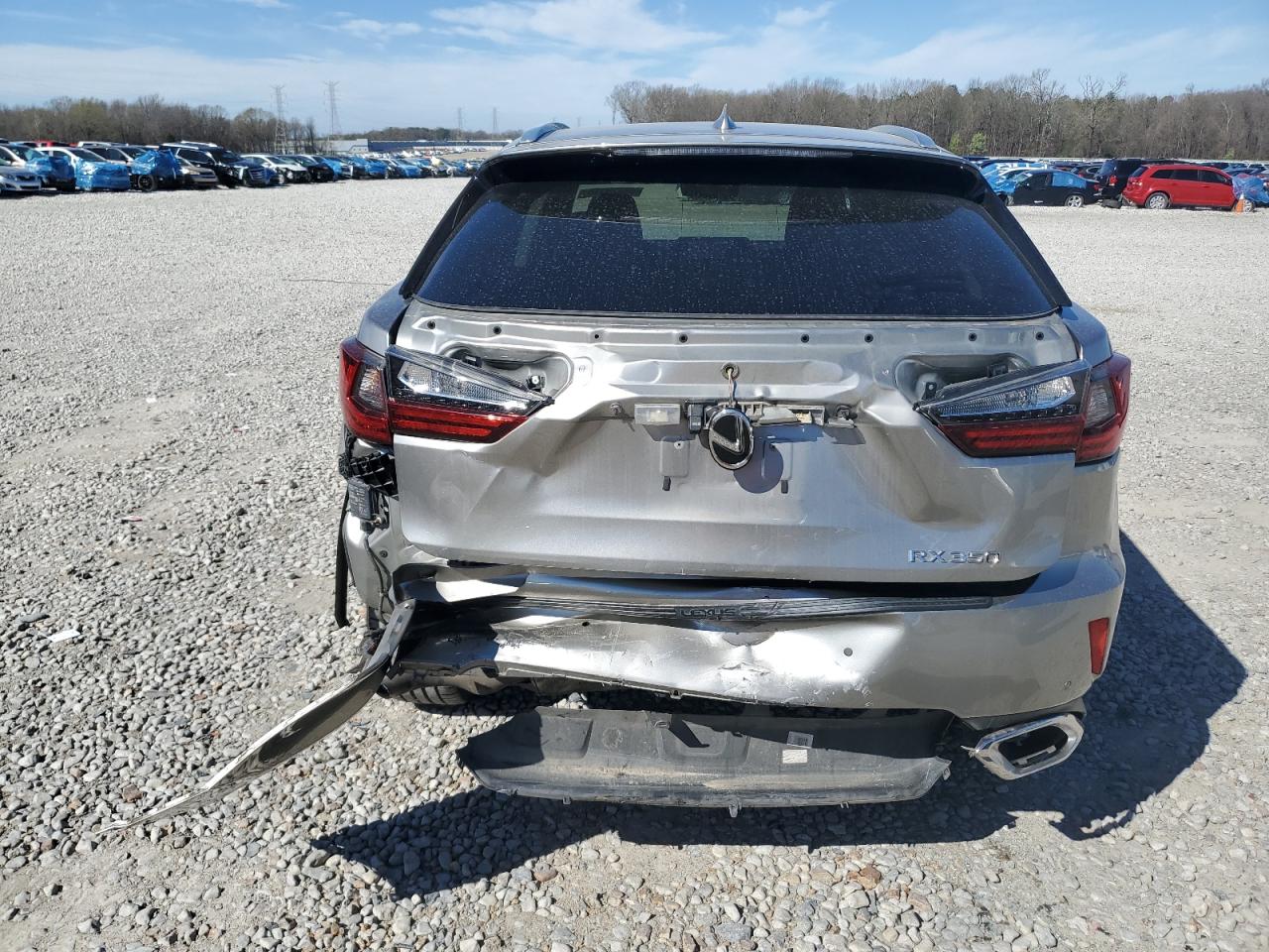 2017 Lexus RX VIN 2T2ZZMCA0HC048135 Copart auction photo, rear end damage thumbnail 6