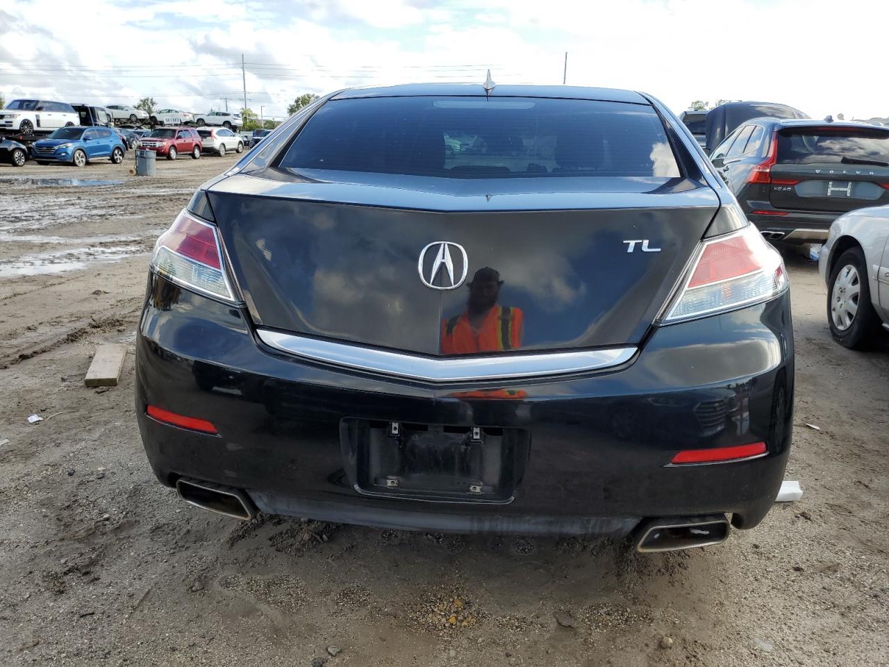 2014 Acura TL VIN 19UUA8F28EA007240 Copart auction photo, water/flood damage thumbnail 6