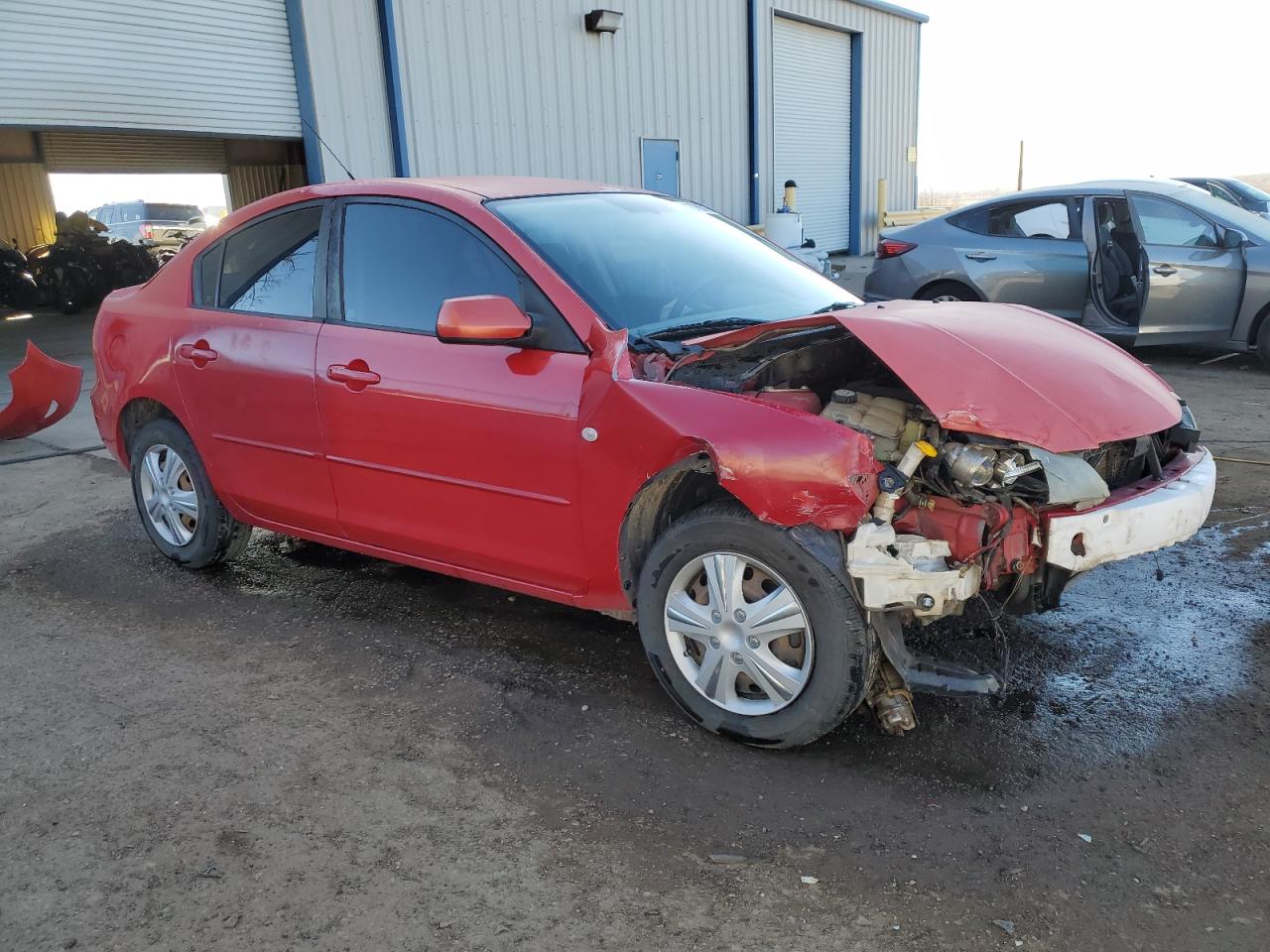 2005 Mazda 3 VIN JM1BK12F251245507 Copart auction photo, front end damage thumbnail 4