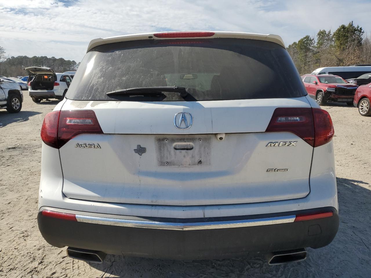 2012 Acura MDX VIN 2HNYD2H35CH548779 Copart auction photo, front end / side damage thumbnail 6