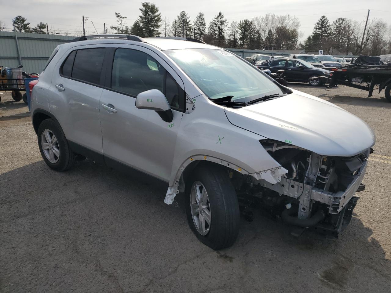 2021 Chevrolet Trax VIN KL7CJPSB6MB323414 Copart auction photo, front end damage thumbnail 4