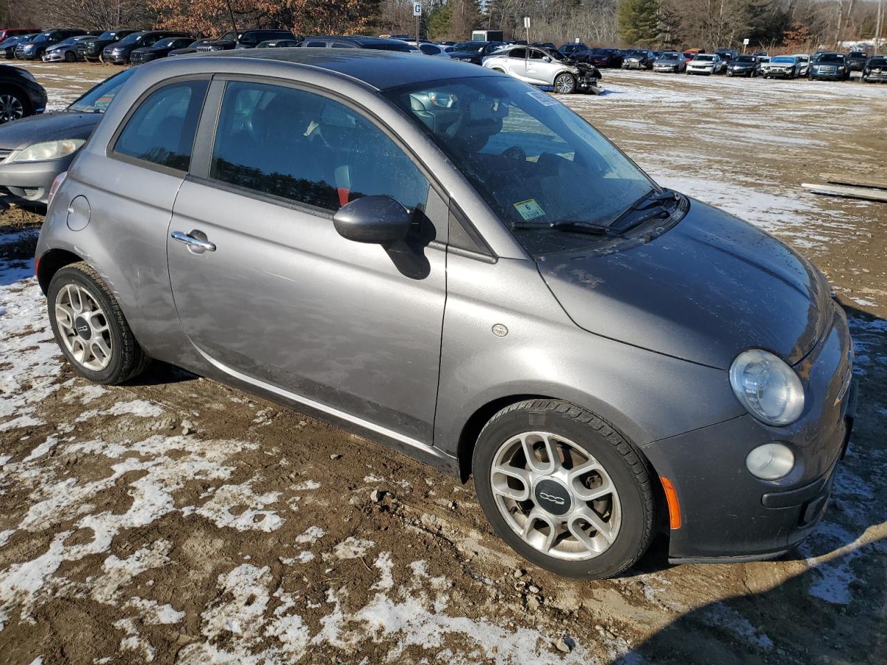 2012 Fiat 500 VIN 3C3CFFAR6CT110820 Copart auction photo, front end damage thumbnail 4