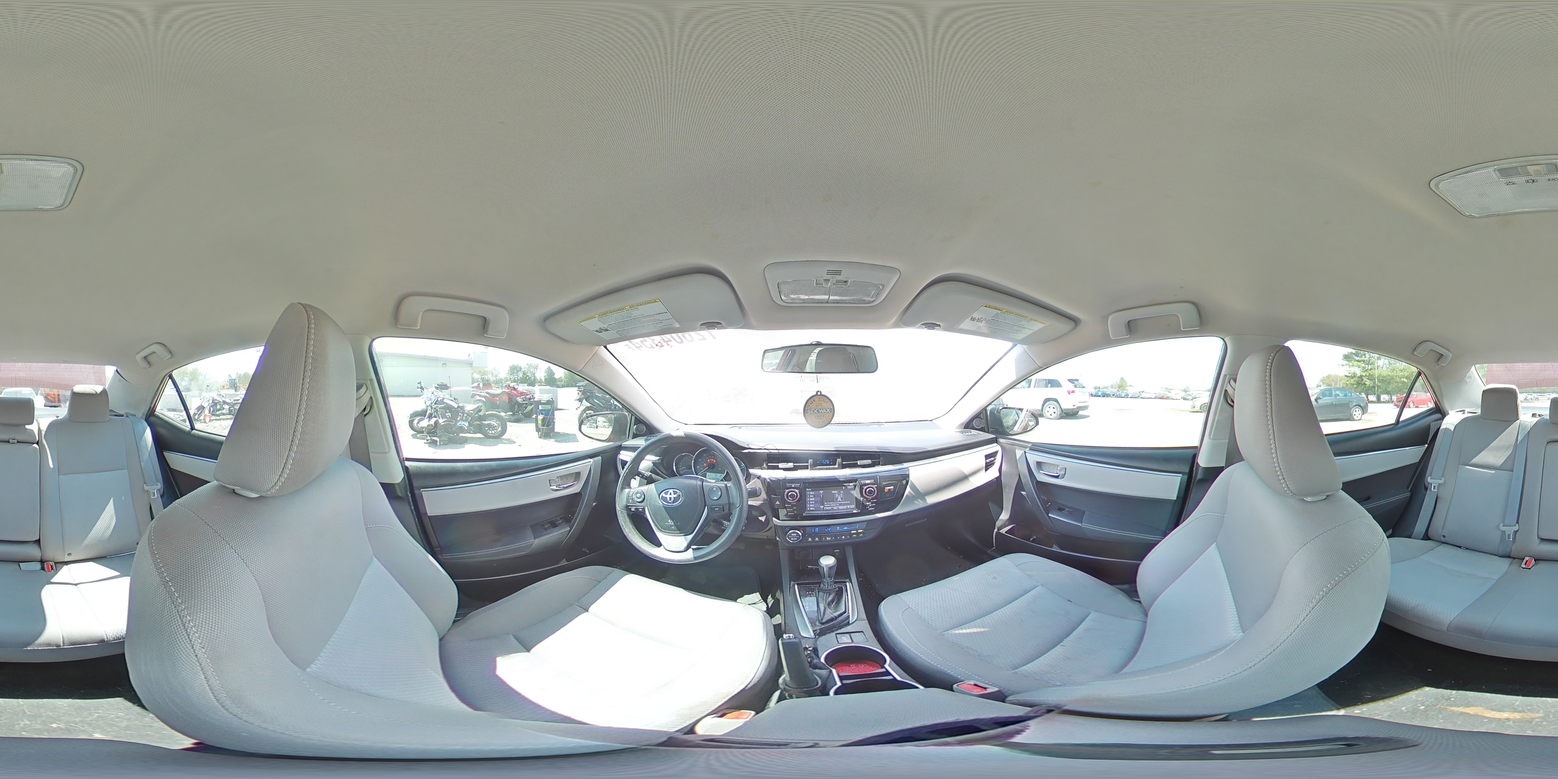 2016 Toyota Corolla VIN 2T1BURHE3GC608001 Copart auction photo, rear end / front end damage thumbnail 12