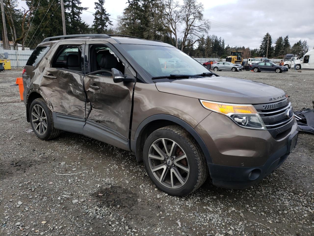 2015 Ford Explorer VIN 1FM5K8D83FGB61033 Copart auction photo, side damage thumbnail 4