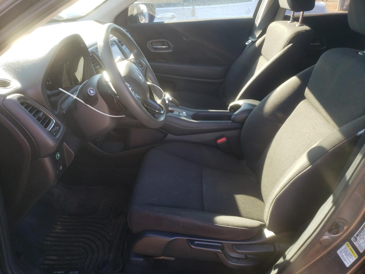 2016 Honda HR-V VIN 3CZRU5H58GM734525 Copart auction photo, front end / side damage thumbnail 7