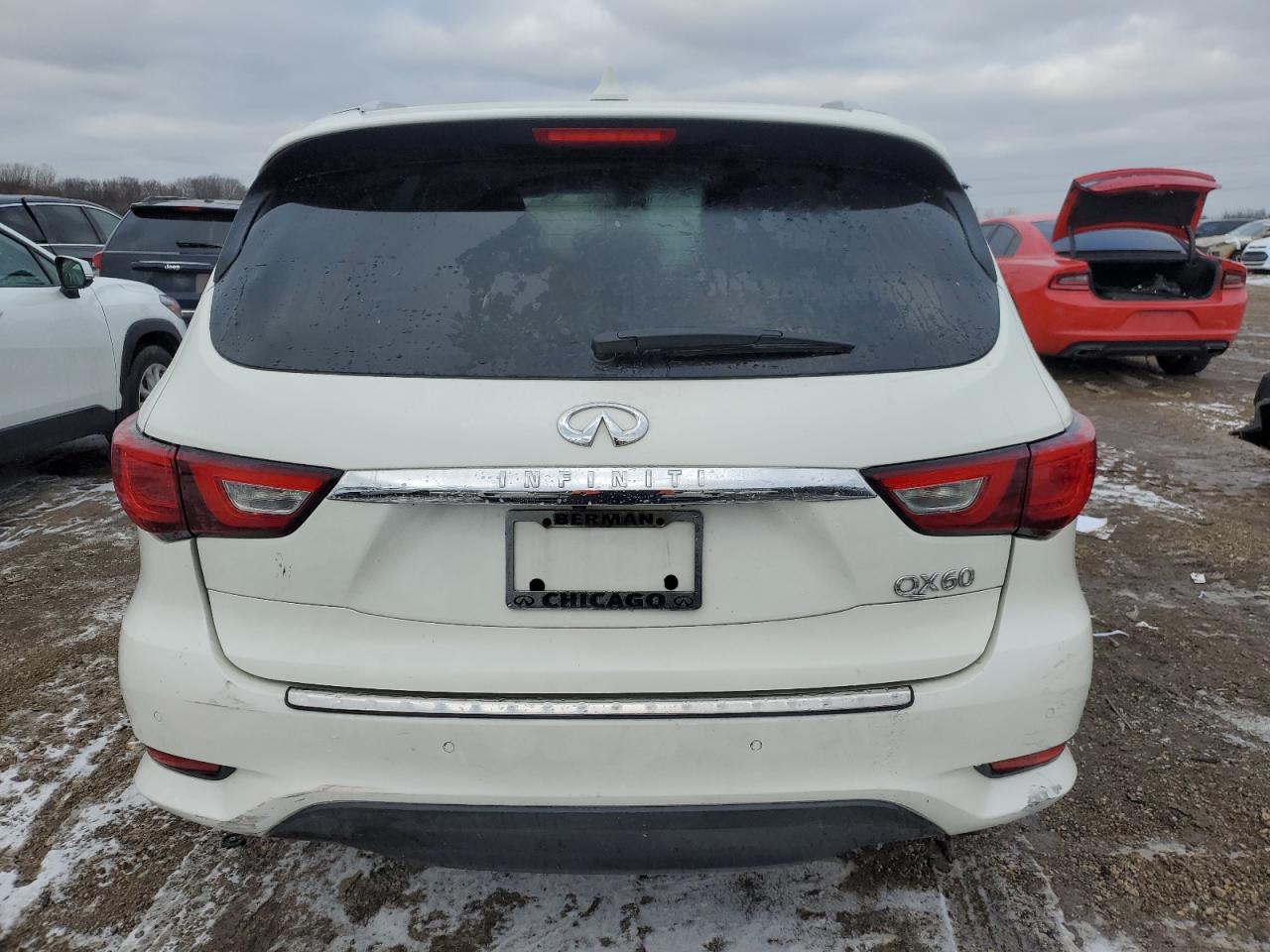 2016 Infiniti QX60 VIN 5N1AL0MN5GC524816 Copart auction photo, all over damage thumbnail 6