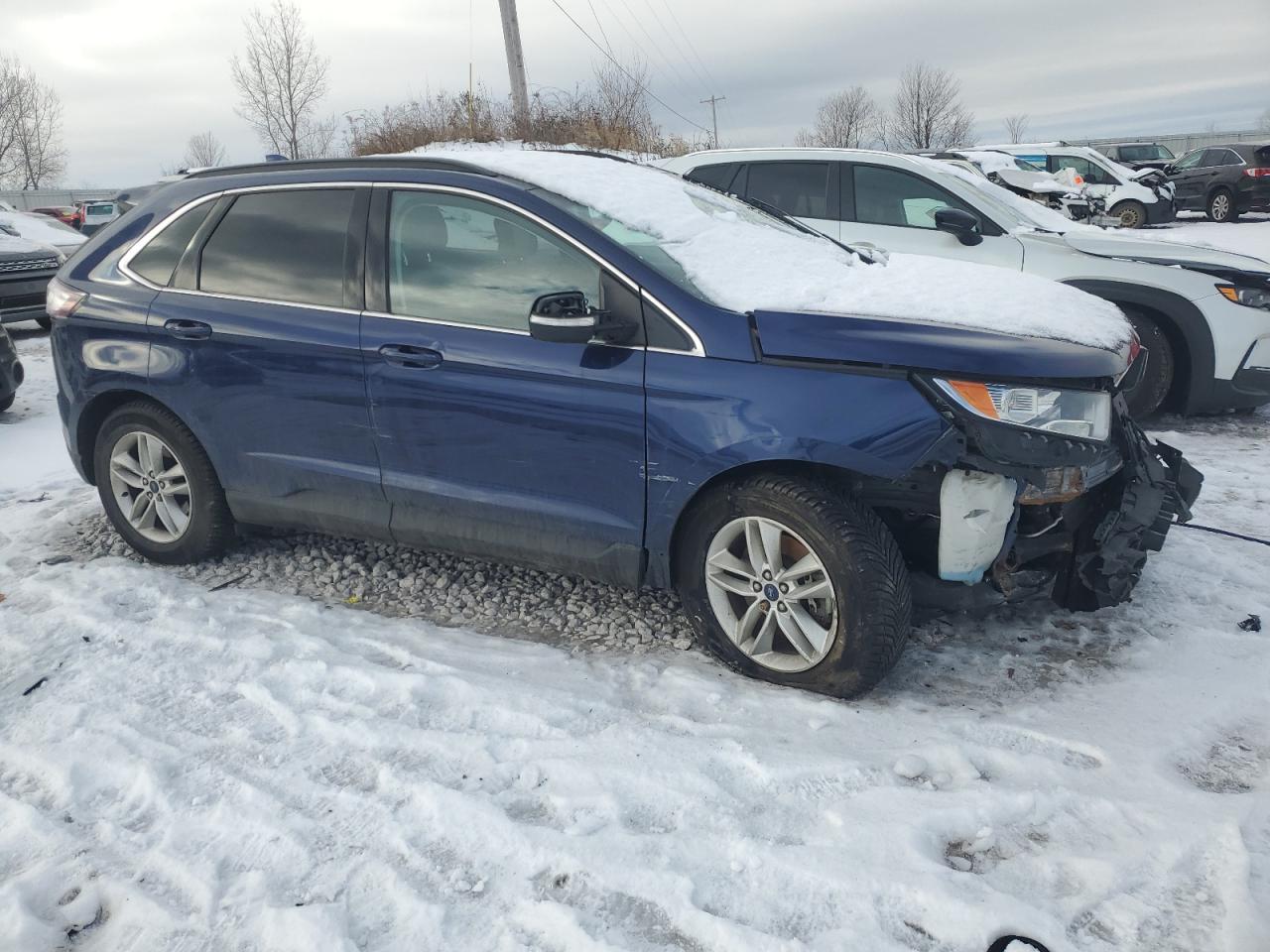 2016 Ford Edge VIN 2FMPK4J97GBB26471 Copart auction photo, front end damage thumbnail 4