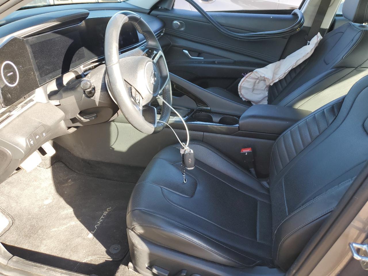 2022 Hyundai Elantra VIN KMHLP4AG7NU216502 Copart auction photo, side damage thumbnail 7