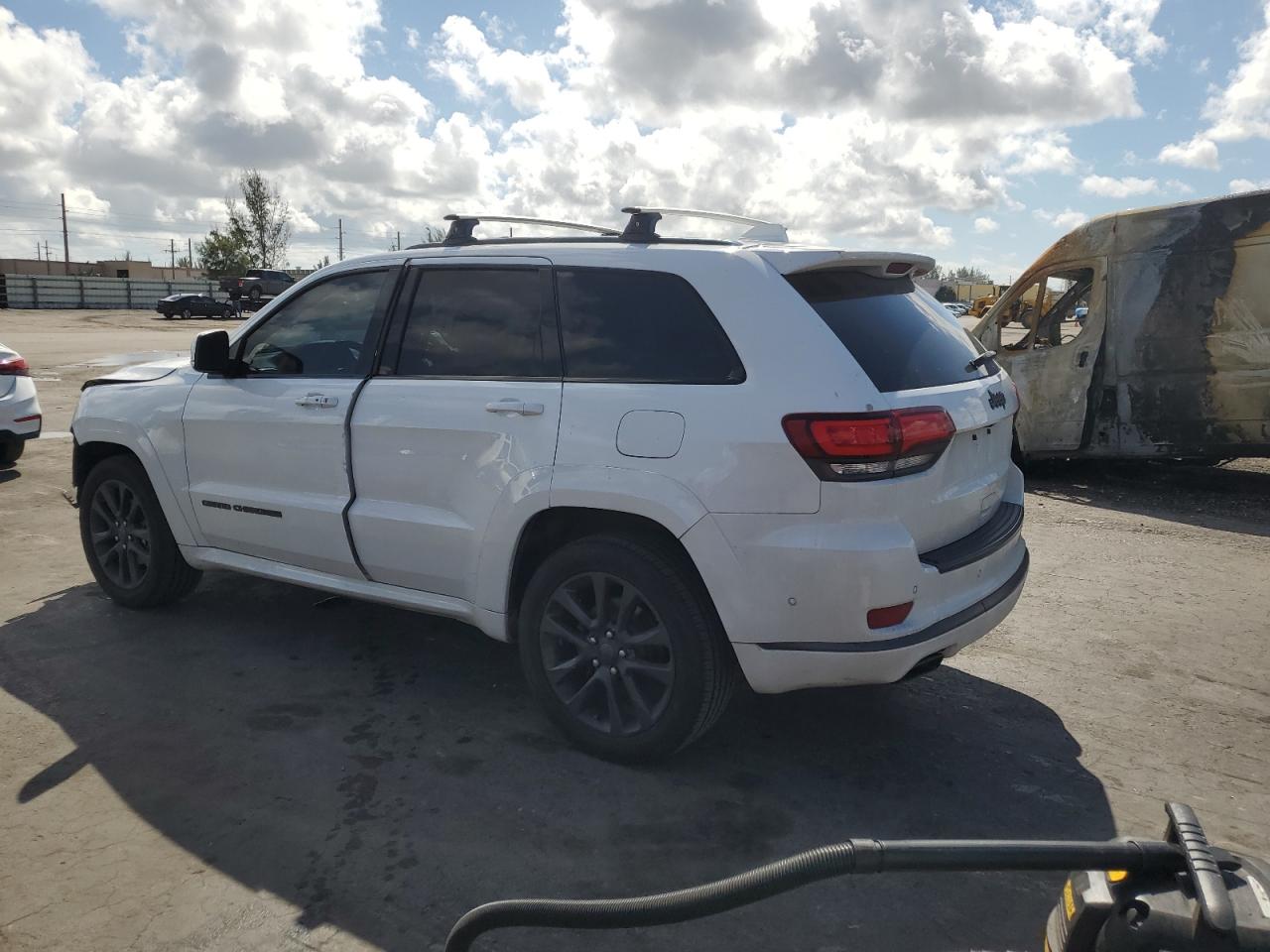 2018 Jeep Grand Cherokee VIN 1C4RJECG4JC460613 Copart auction photo, front end damage thumbnail 2