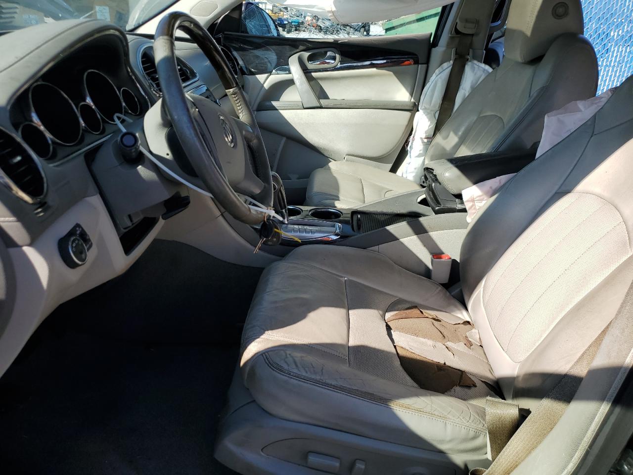 2017 Buick Enclave VIN 5GAKRBKD7HJ123666 Copart auction photo, side / front end damage thumbnail 7