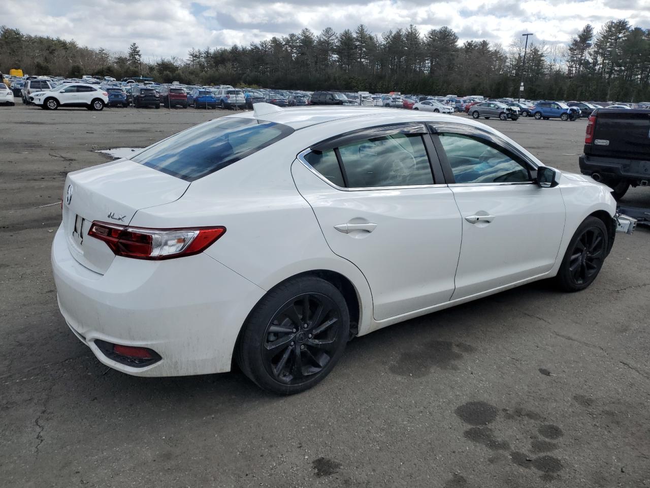 2018 Acura ILX VIN 19UDE2F30JA002036 Copart auction photo, front end / side damage thumbnail 3