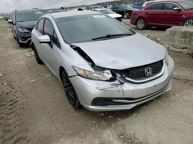 2015 Honda Civic VIN 2HGFB2F5XFH517282 Copart auction photo, front end / rear end damage thumbnail 10