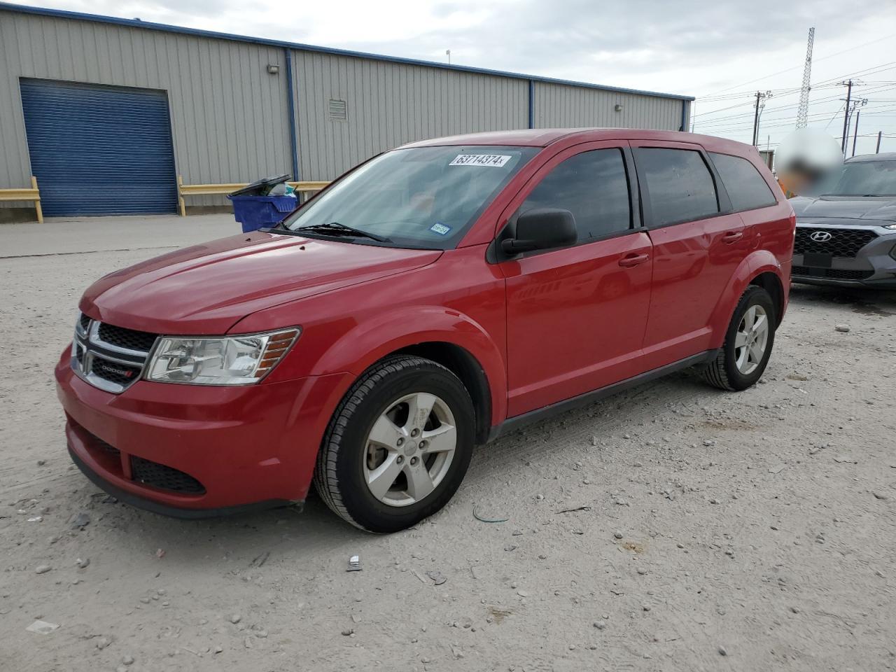 2013 Dodge Journey VIN 3C4PDCAB1DT509673